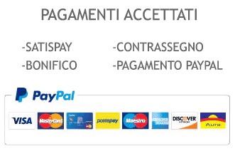 Pagamenti accettati nel sito web ilnorcino.net